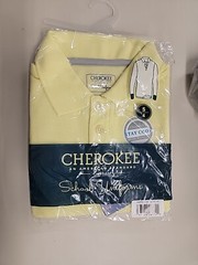 Cherokee Boys Uniform Long Sleeve Polo Size L (12/14) Blue