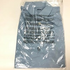 Old Navy Boys Golf Polo Uniform Pique Shirt Stretch Short Sleeve Blue Size M K6