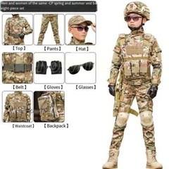 Children’s Camouflage Suit Special Forces Summer Camp Military Training Uniform