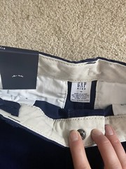 Gap Kids Size 10 Boys Shorts Navy Blue Cotton Dress Uniform Chino Flat Front NWT