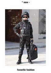 New Children’s Special Forces Combat Uniform, New Camouflage Training Suits