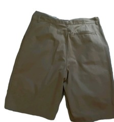 Real School Young Men’s 10″ Flat Front Shorts Size 30 Khaki School Uniform NNT