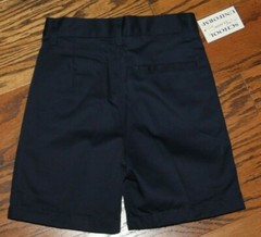Boy’s navy blue Pleated School Uniform Shorts Size 12