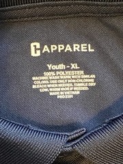 School Uniform Polo Shirt ALA Blue Youth XL Boys 100% Polyester