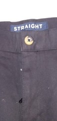 French toast relaxed Straight Black School Pants size 16 husky NWT