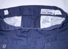 Galaxy Boys School Uniform Shorts Navy Twill Size 6 Pockets Button Adjustable