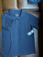 Brand New George Navy Blue School Uniform Polo Shirt L-G(10H-12H)