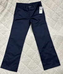 French Toast boys size 12 husky school navy blue pants New