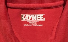 Children’s Uniform, Red, Short Sleeve Polo Shirt (Size M – 8/10)
