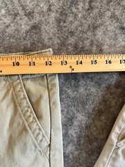 2 Pair-Boys George & Crazy Sz 10 khaki flat front adjust waist uniform pants