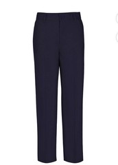 Real School Uniforms Boys Size 20 Husky Approved Uniform Pants Flat Front – Navy