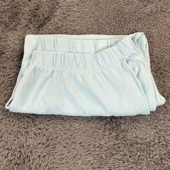 Lands’ End Shorts Womens 1X 16W-18W Light Blue 100% Cotton Pull On Elastic Waist