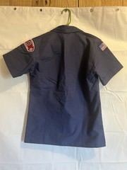 Boy Scouts of America Cub Scouts Shirt Youth Large Navy Uniform Patches