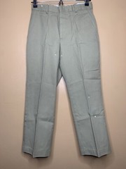 Boy’s Waist 28 School Uniform Pants Chino Straight Leg Beige Flat Front Mid Rise