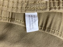 Izod Stretch Jogger Khaki Small 28 X 30 Approved Schoolwear Burnished Khak