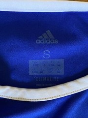 YOUTH ADIDAS UNIFORM Soccer .com Blue And Black Size 9/10 S
