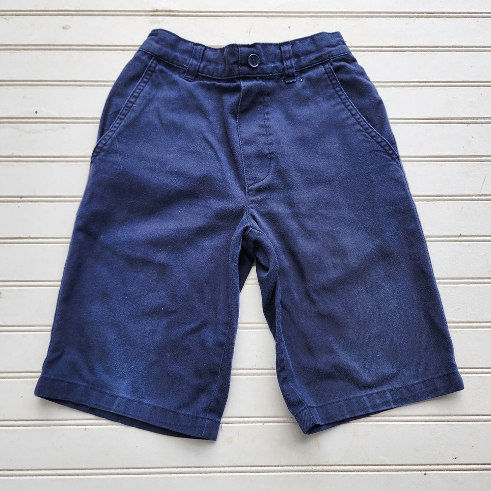 French Toast Boys Navy Blue School Uniform Pull-On Shorts size 8