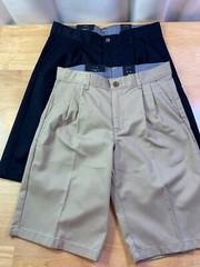 New Boy’s Chaps Approved Schoolwear Shorts in Navy Blue or Khaki-