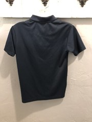 Chaps Boy’s M 10/12 School Uniform Polo Short Sleeve Shirt Dark Blue