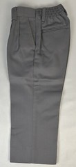Boys Size 4 Gray School Uniform Pants Tom Sawyer Elastic Waist