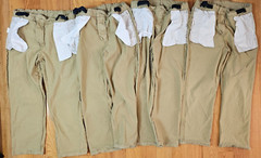 Boys school uniform Flax / Khaki size 10 husky Childrens place