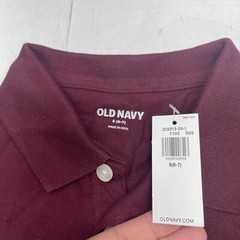 Old Navy 3 Pack Maroon School Uniform Short Sleeve Polos Youth Boys Small New