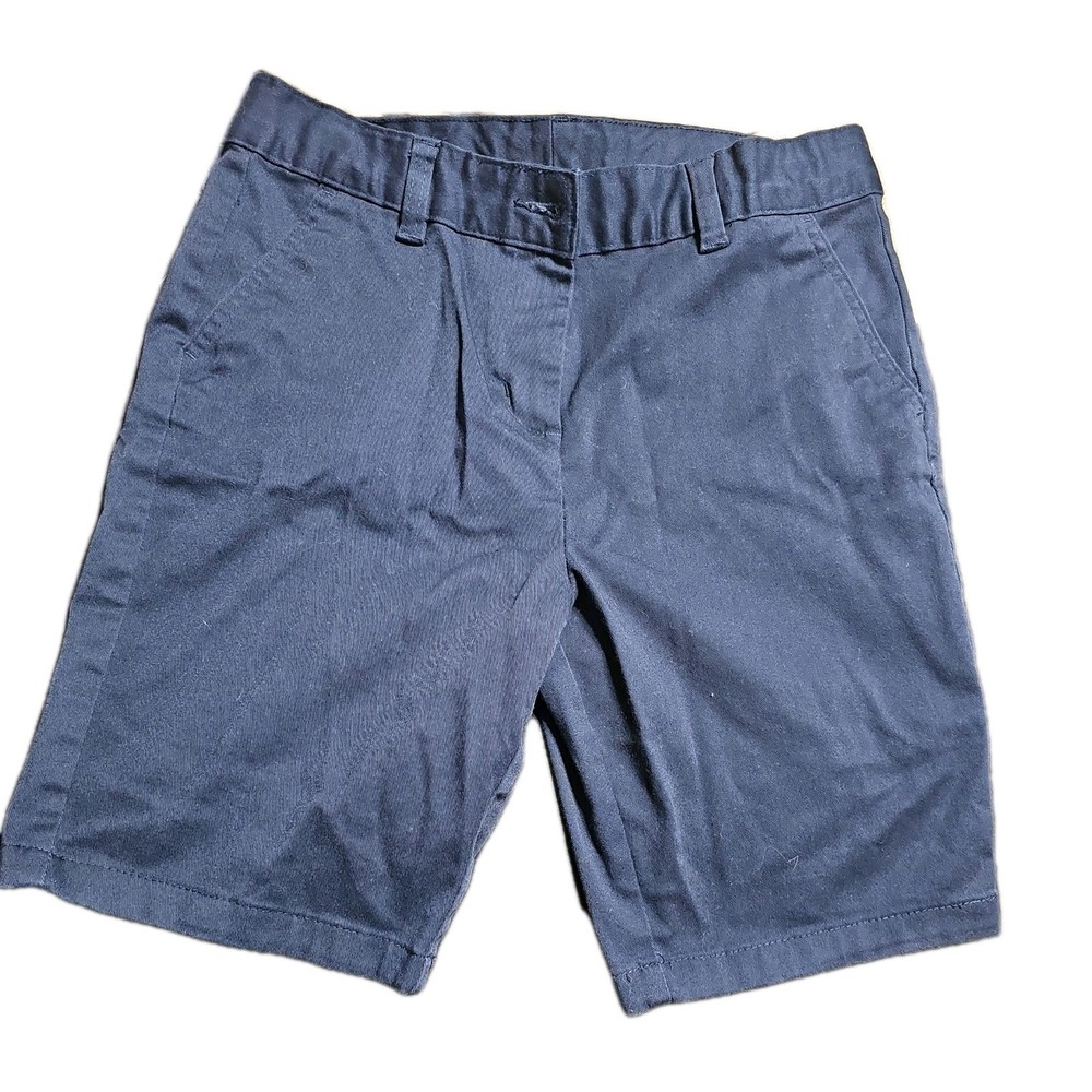 Wonder Nation Stretch uniform Shorts unisex Size 16 Tidal blue