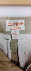 Target Cat and Jack Boy’s Uniform Pant Size 6 Slim. Vintage Khaki. New with tags