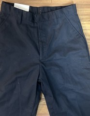 School Uniform Pants Size 16 Black Flat Front Straight Leg Youth