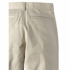 Wonder Nation Pants Boys Size 7 Khaki Uniform Stretch Twill Flat Front –E9–