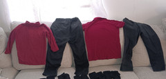 Boys school uniform shirts and pants size 6-7