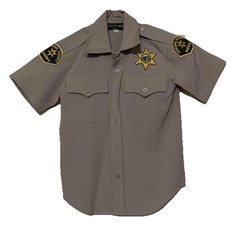 Fresno County Sheriff button down short sleeve shirt Child’s unisex size M.