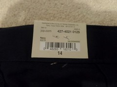 Boys, Arizona Jeans, School Uniform Shorts, Size:14,Pleated Front,Blue,NWT