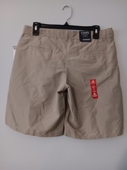 Chaps Boys 16 Husky Performance Engineering Khaki Schoolwear Approved Shorts NWT