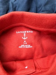 Lot 👕 NWT Lands’ End LONG SLEEVE Polo Interlock Boys Shirt New Size M 5 6