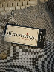 Kitestrings by Hartstrings Kids Striped Pants Size 4 Adjustable Waist NWT