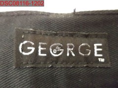 NWOT – Small Stain, Gegrge Boys’ Black Adjustable Waist Uniform Pants, Size 6