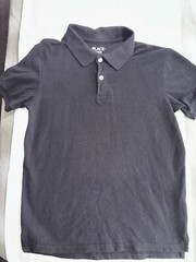Children’s Place Boys Uniform Pique Polo – Black