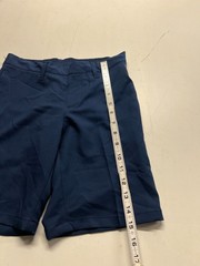 NWT Adidas School Uniform Shorts Navy Blue Bermuda Fair Trade Kids Boys Sz Small