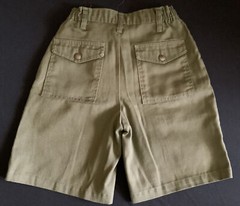 Vintage Boy Scouts Of America Shorts Youth Size 10 Green Waist 25″ BSA Scouting