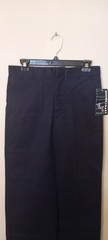French Toast Boys’ Pleated Relax Fit Pull on Wrinkle No More Uniform Sz 18 W 30