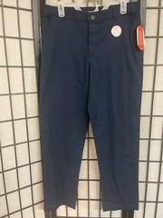 Lot Of 2 Wonder Nation School Uniforms Front Flat Twill Pant Blue 16 Husky New