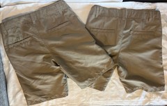 Lot Of 4 Nautica & Place Boys School Uniform Khaki Shorts Size 8 Preppy