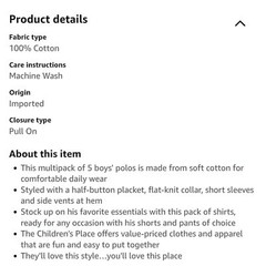 The Children’s Place Classic Red Polo 5 polos