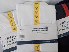 NWT French Toast Boys Sz 6 Charter Private School Uniform 4 Polo Shirts 4 Pants