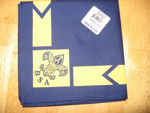 BOY SCOUT BSA OFFICIAL UNIFORM VARIOUS COLORS NECKERCHIEF MADE IN USA MENS GIFT