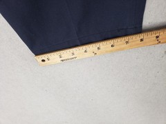 Flynn & O’Hara Pants Boys 14 Husky Navy Blue School Uniform Flat Front Classic