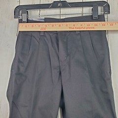 Chaps Boys Approved Schoolwear Boys 10 Regular Black Pants Adjustable Waist NWT