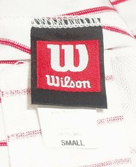 NEW BOYS Wilson WHITE W/ RED PINSTRIPE KNIT BASEBALL UNIFORM PANTS SIZE S