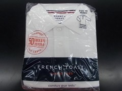 Boys French Toast $22 Uniform/Casual White L/S Polo Shirt Husky Size 10H – 20H